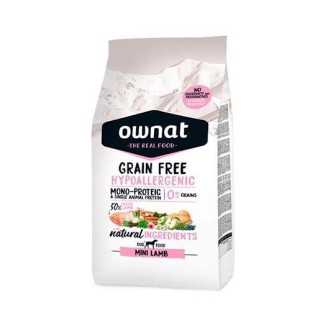 Ownat Grain Free Hypoallergenic Mini Lamb croquettes pour chien