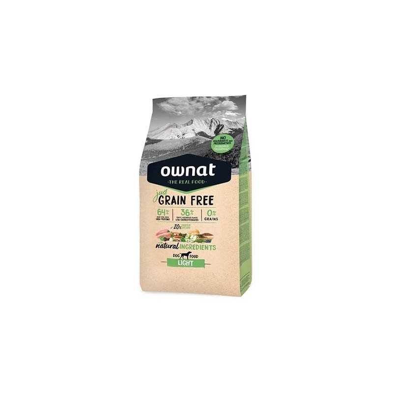 Ownat Grain Free Just Light croquettes pour chien