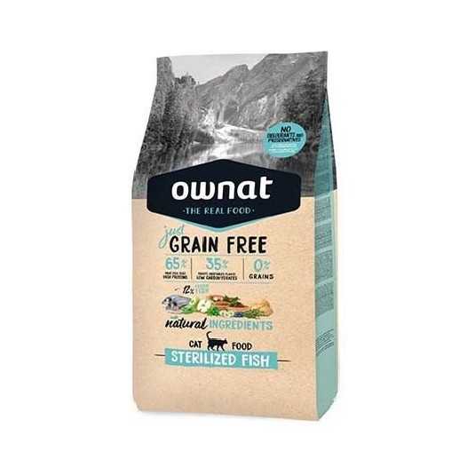 Ownat Just Grain Free Sterilized Fish croquettes pour chat