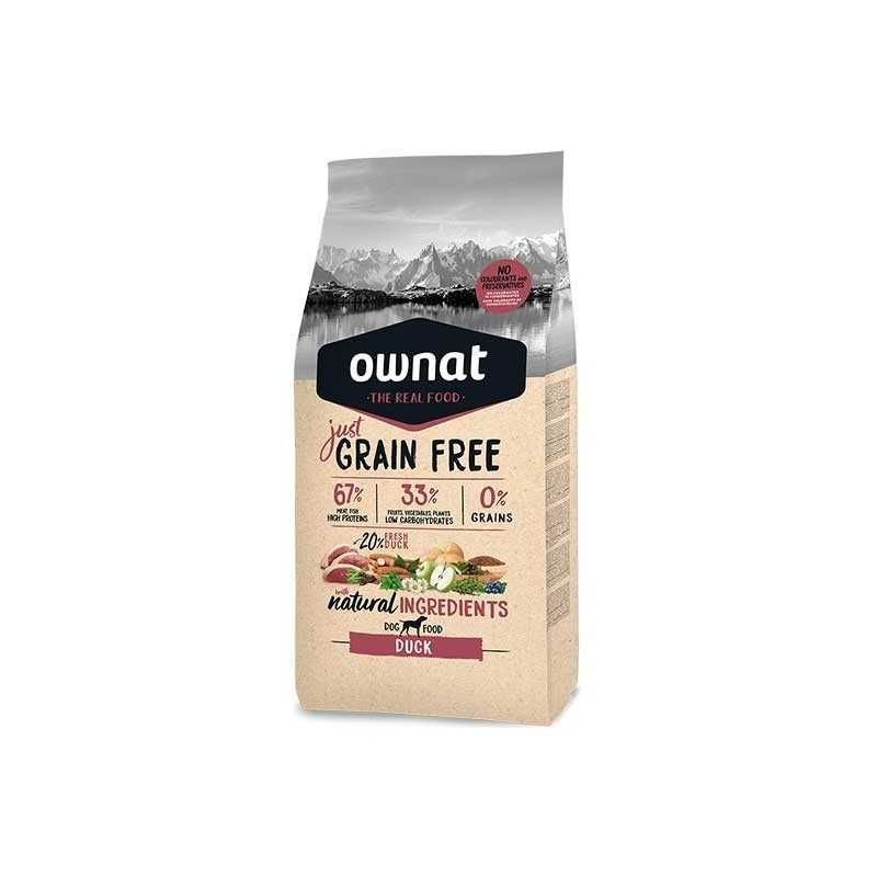 Ownat Grain Free Just Duck croquettes pour chien