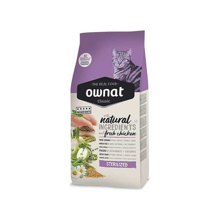 Ownat Classic sterilized croquettes pour chat sterilise