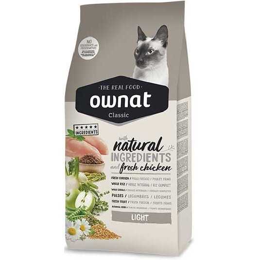 Ownat Classic light croquettes pour chat