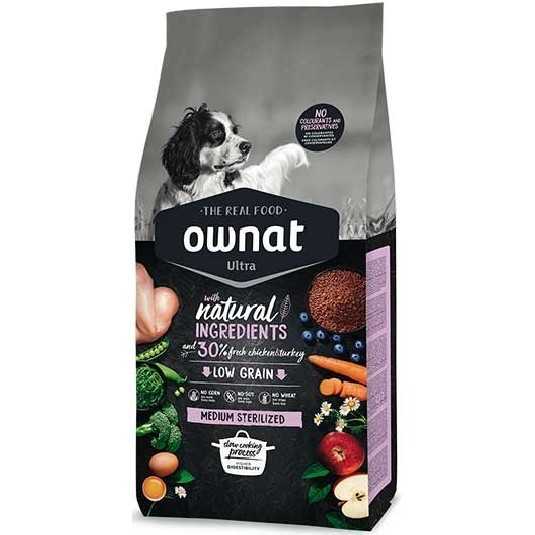 Ownat Ultra Medium sterilised croquettes pour chien