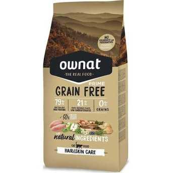 Ownat Grain Free Prime hair and skin croquettes pour chat