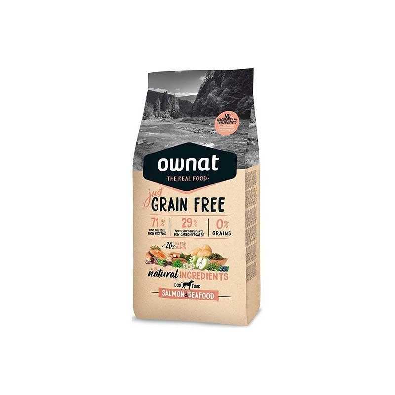 Ownat Grain Free Just Salmon and seafood croquettes pour chien