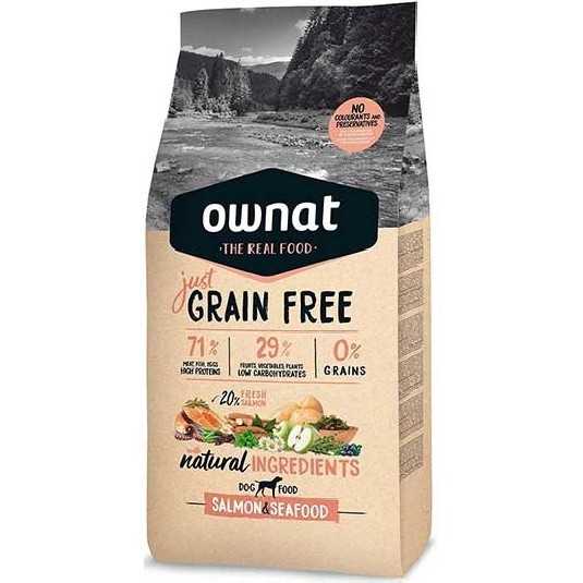 Ownat Grain Free Just Salmon and seafood croquettes pour chien