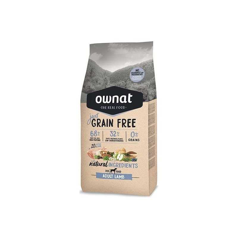 Ownat Grain Free Just adult lamb croquettes pour chien