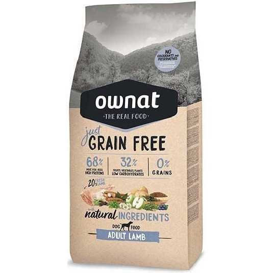 Ownat Grain Free Just adult lamb croquettes pour chien