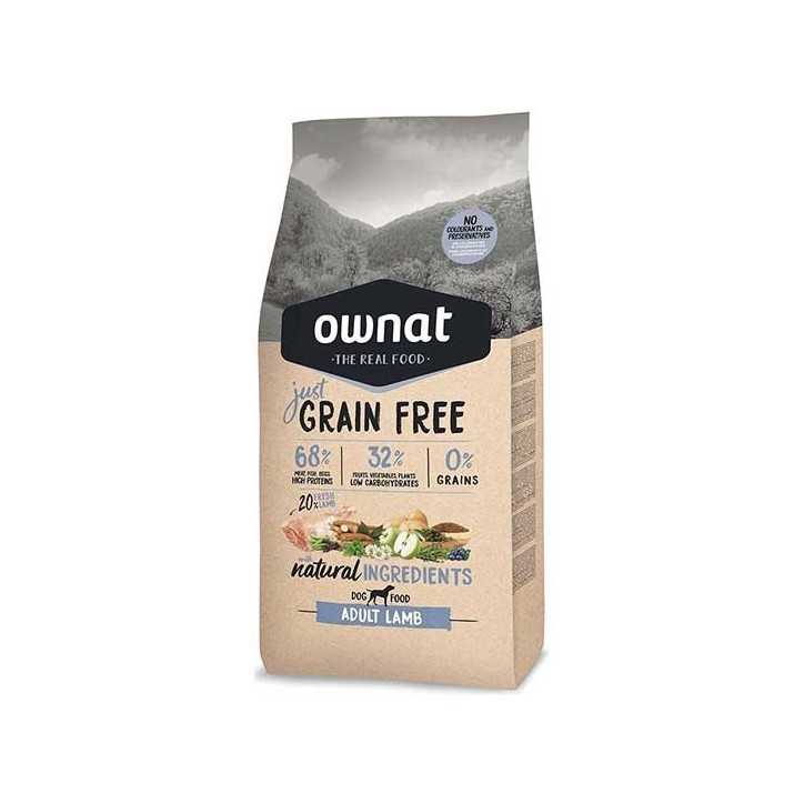 Ownat Grain Free Just adult lamb croquettes pour chien