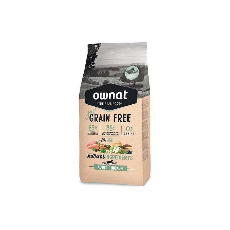 Ownat Grain Free Just adult chicken croquettes pour chien