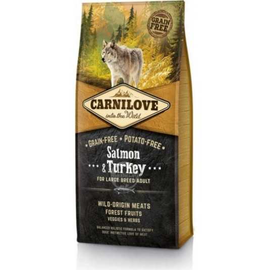 Carnilove Salmon and Turkey Adult Large Breed - Kibble for Large Breed