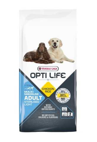 Versele Laga Opti Life Adult Light Medium & Maxi 12,5kg