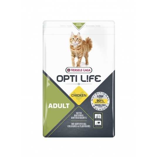 Opti life Adult Chicken Versele Laga - Croquette pour chat - 2,5kg