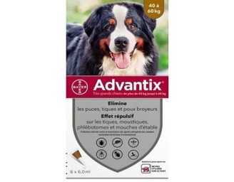 Advantix pipettes anti-puces et anti-tiques