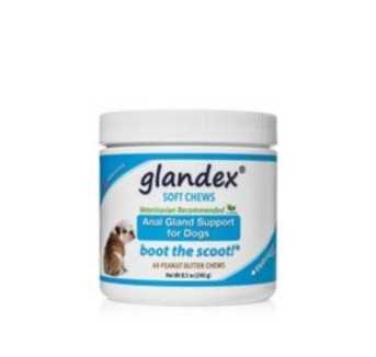 Glandex supplement de fibres probiotiques pour chiens - 60 gommes