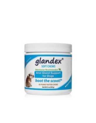 Glandex supplement de fibres probiotiques pour chiens - 60 gommes