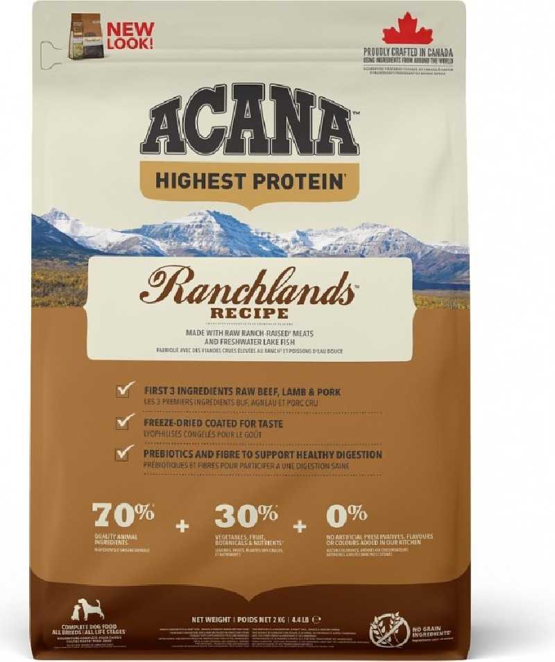 Acana Regionals Ranchlands croquettes pour chien