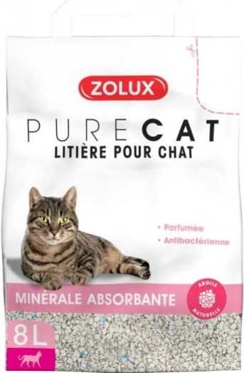 Zolux Litiere Pure Cat minerale absorbante 8L