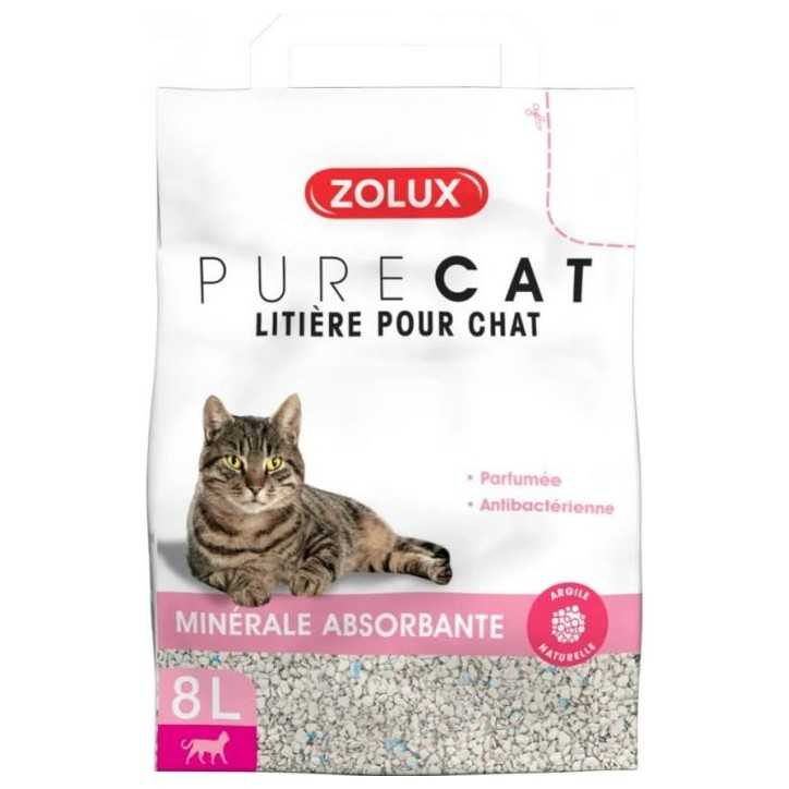 Zolux Litiere Pure Cat minerale absorbante 8L