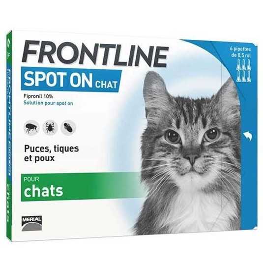 Frontline Spot On - Antiparasitic pipettes for cats