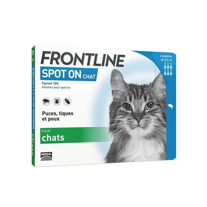 Frontline Spot On - Pipettes antiparasitaires pour chat