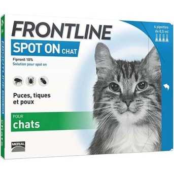 Frontline Spot On - Pipettes antiparasitaires pour chat