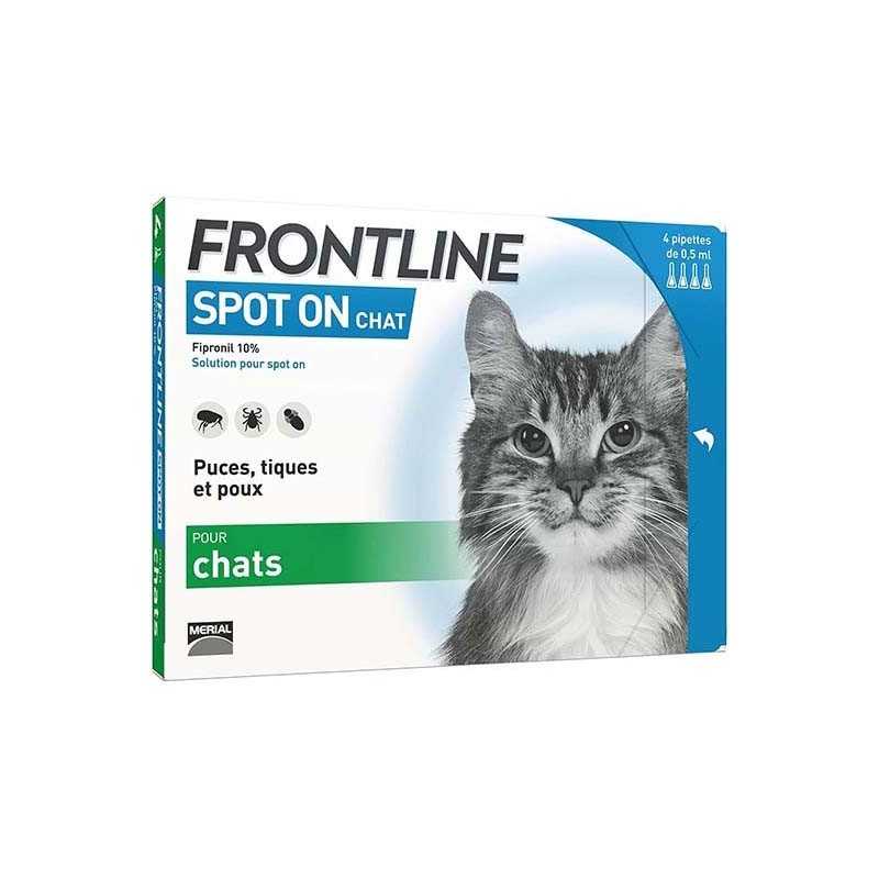 Frontline Spot On - Pipettes antiparasitaires pour chat 