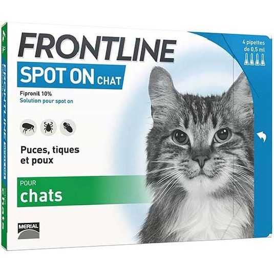 Frontline Spot On - Pipettes antiparasitaires pour chat 