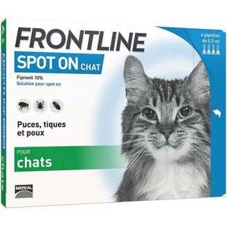 Frontline Spot On - Pipettes antiparasitaires pour chat 