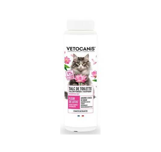 VETOCANIS Talc de toilette pour chat