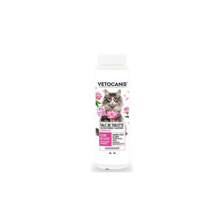 VETOCANIS Talc de toilette pour chat