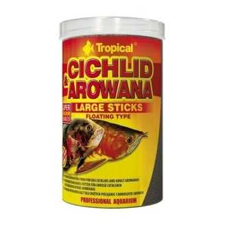 Aliment aquatique Tropical Cichlid & Arowana Large sticks 1000ml