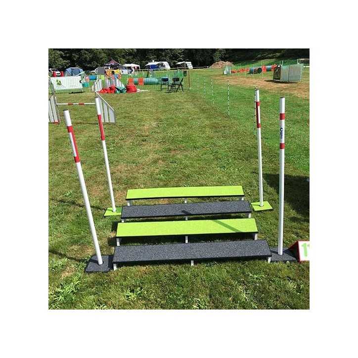 Elite Saut en longueur en tartan pour agility