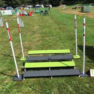 Elite Saut en longueur en tartan pour agility 