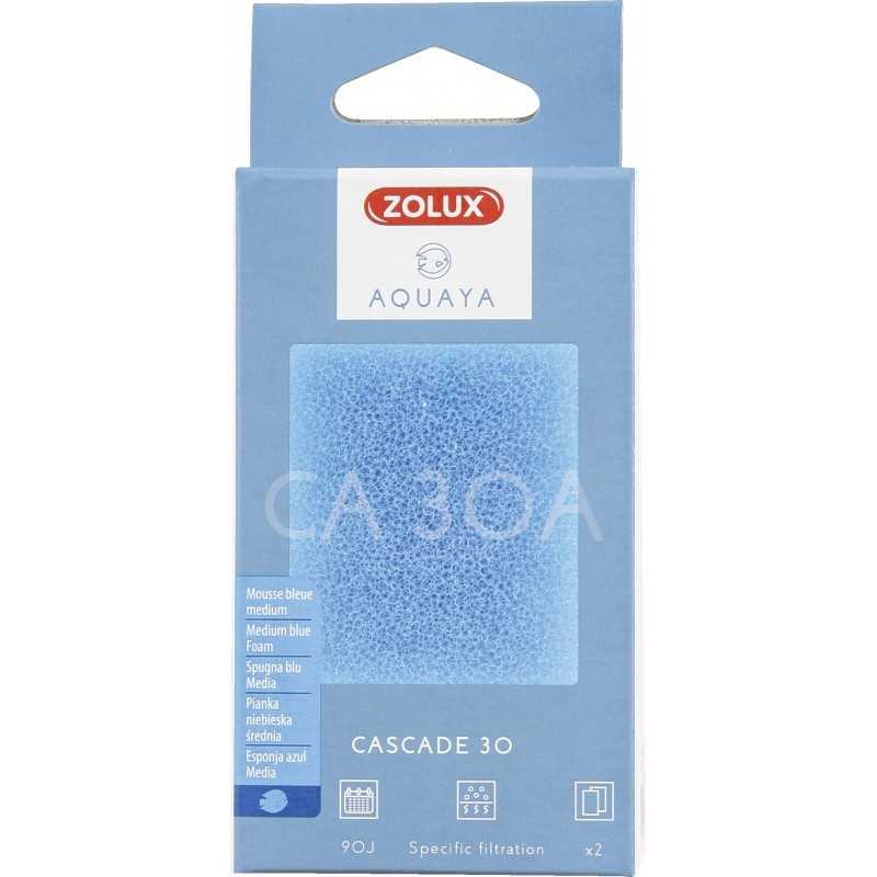 Zolux Filtre pour pomper cascade 30 lot de 2 mousses