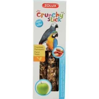 Zolux Friandise Crunchy Stick pour perroquets saveur cacahuete et pomme