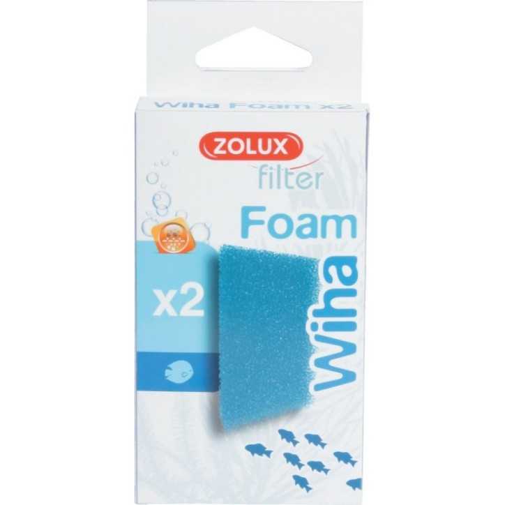 Zolux Lot de 2 mousses pour filtre Wiha