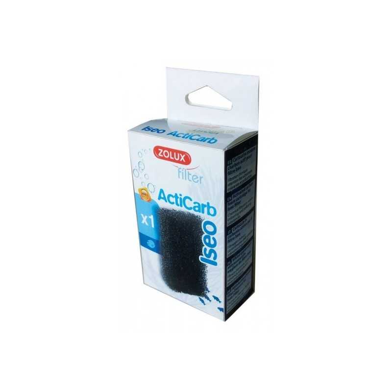 Zolux Acticarb Mousse filtrante au charbon pour aquarium ISEO