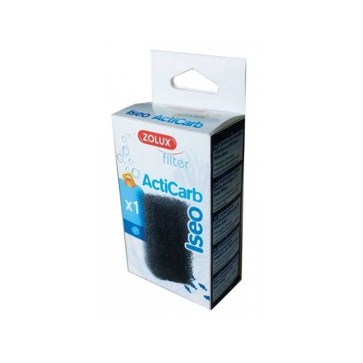 Zolux Acticarb Mousse filtrante au charbon pour aquarium ISEO