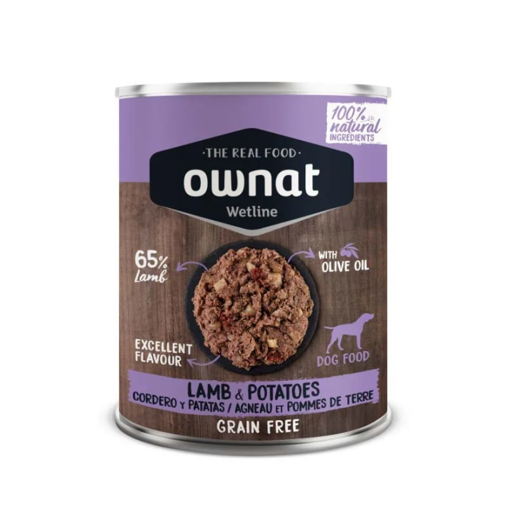 Ownat Grain Free Prime chien agneau et pommes de terre