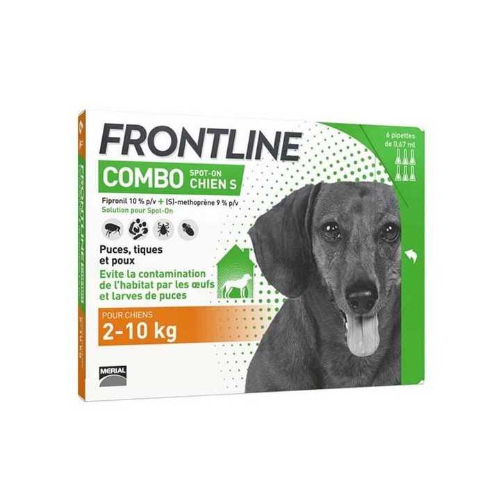 Frontline Combo - Pipettes 2en1 antiparasitaires pour chiens