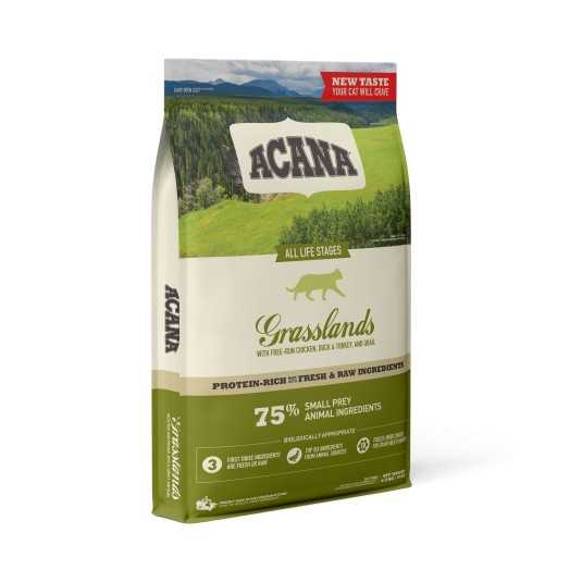 Acana Grasslands Croquettes pour Chat - Santé & Nutrition Optimale