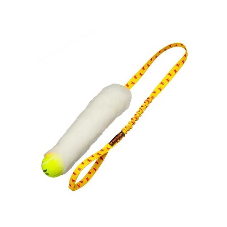 TUG E NUFF Jouet en fourrure de mouton avec balle de tennis