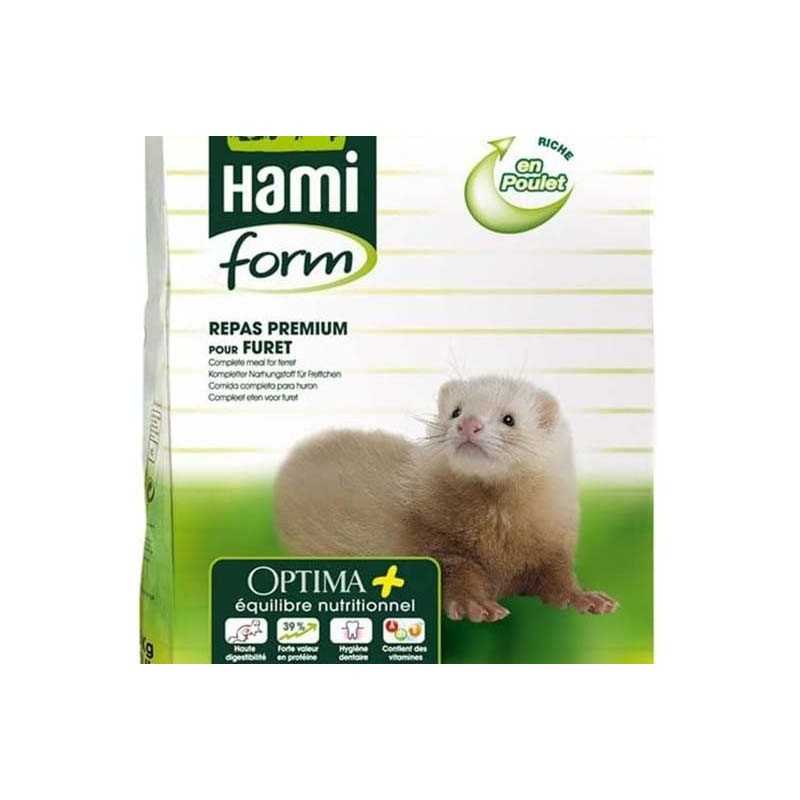 Repas premium optima pour furet 