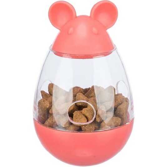 Jouet distributeur de friandises pour chats et chatons forme souris