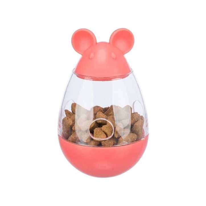 Jouet distributeur de friandises pour chats et chatons forme souris