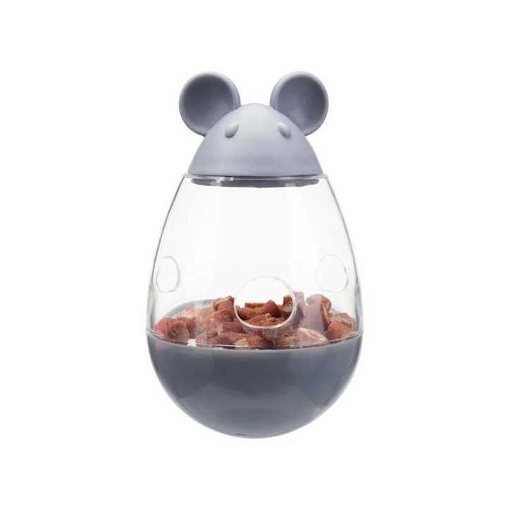 Jouet distributeur de friandises pour chats et chatons forme souris