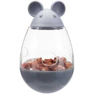 Jouet distributeur de friandises pour chats et chatons forme souris 