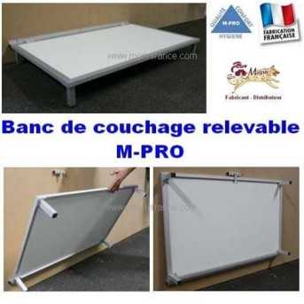 Banc de couchage relevable pour chien