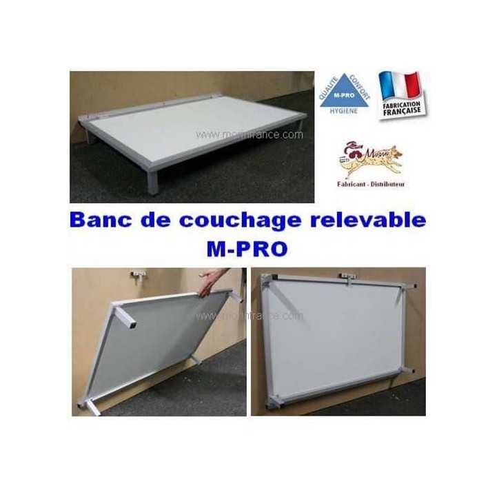 Banc de couchage relevable pour chien